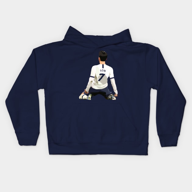 Son Heung-Min Kids Hoodie by Webbed Toe Design's